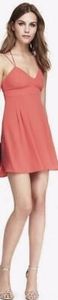 Express womens coral strappy babydoll dress size 0